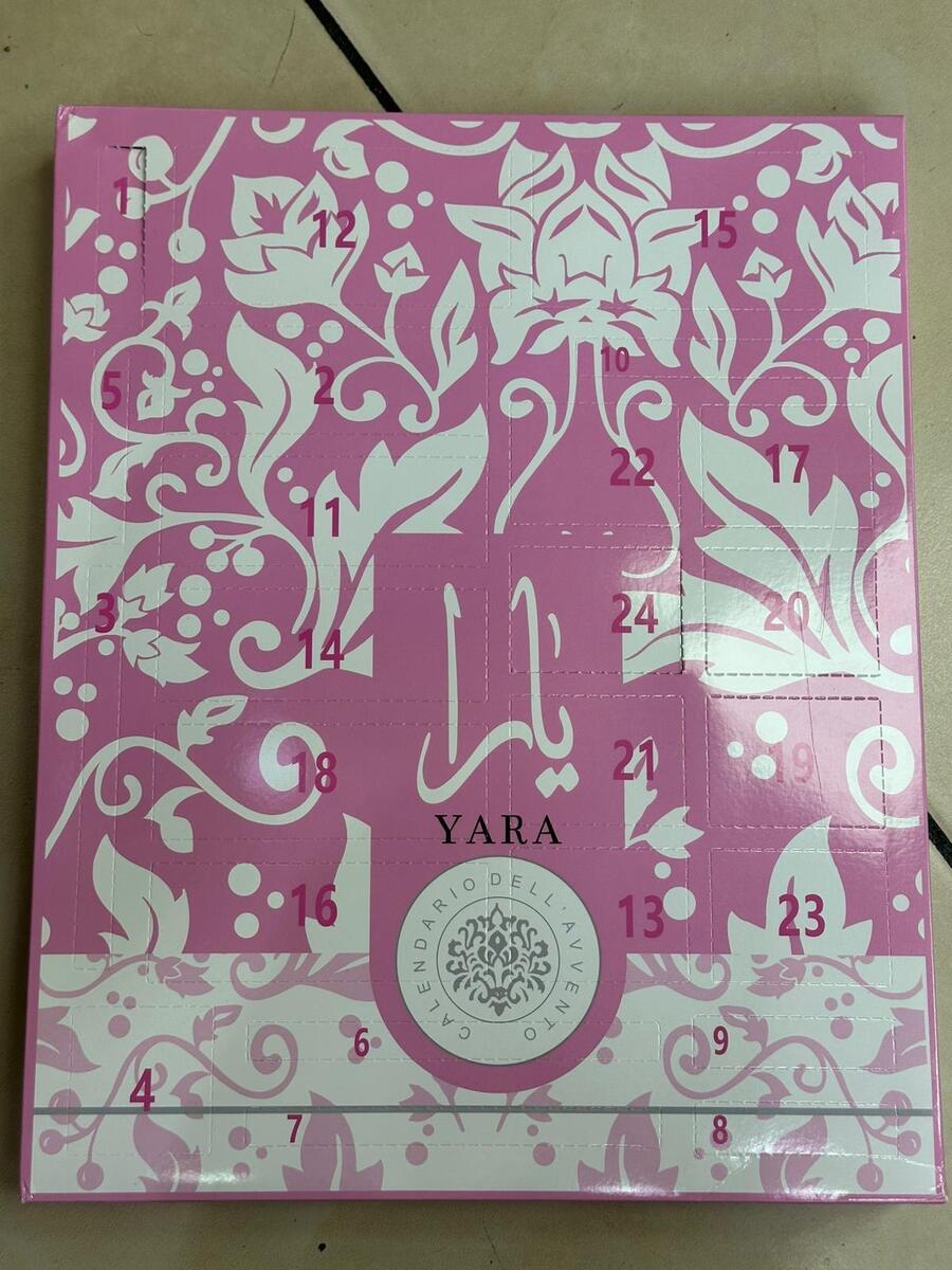 CALENDARIO DELL'AVVENTO YARA 24 CASELLE
 [Confezione da 3 pezzi]