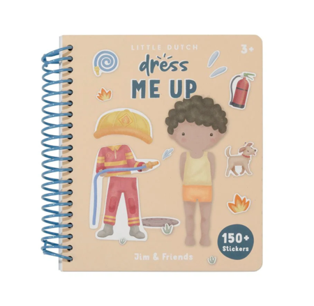 Libro Dress me up con stickers - Jim & Friends