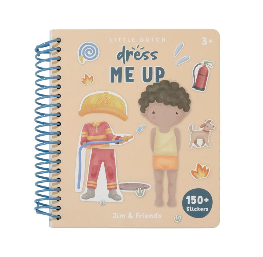 Libro Dress me up con stickers - Jim & Friends