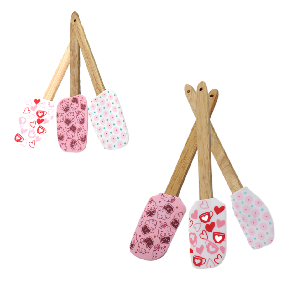 INTRADE PALETTA IN SILICONE SHABBY (Confezione da 12 pezzi) 
