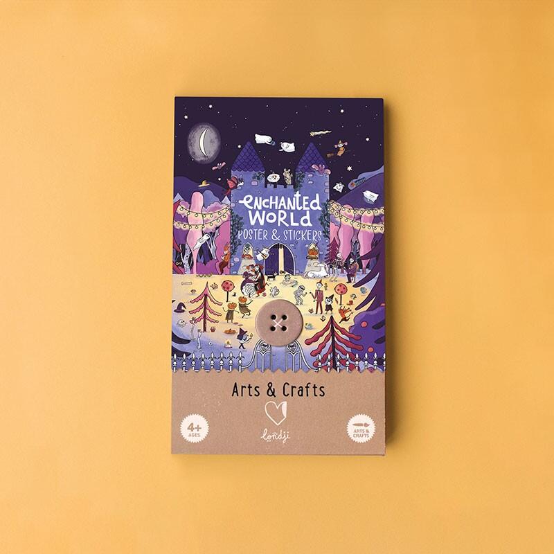Enchanted World Poster & Stickers 