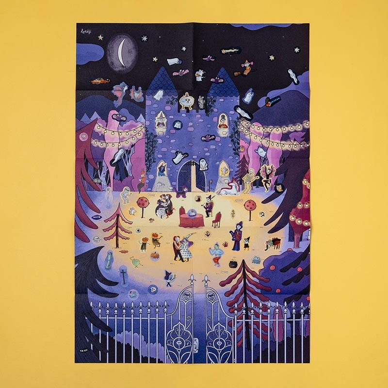 Enchanted World Poster & Stickers 