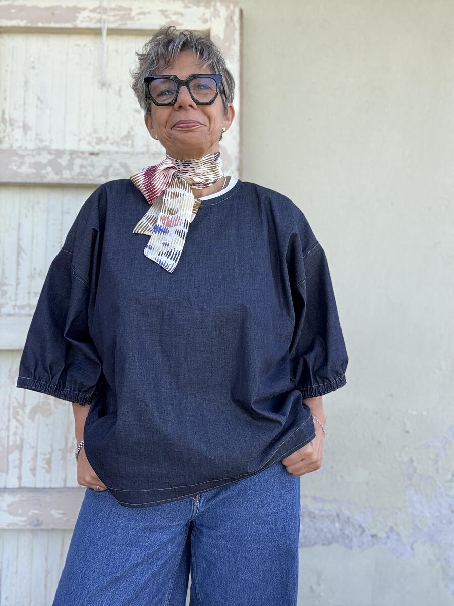 Camicia in jeans seconda misura 