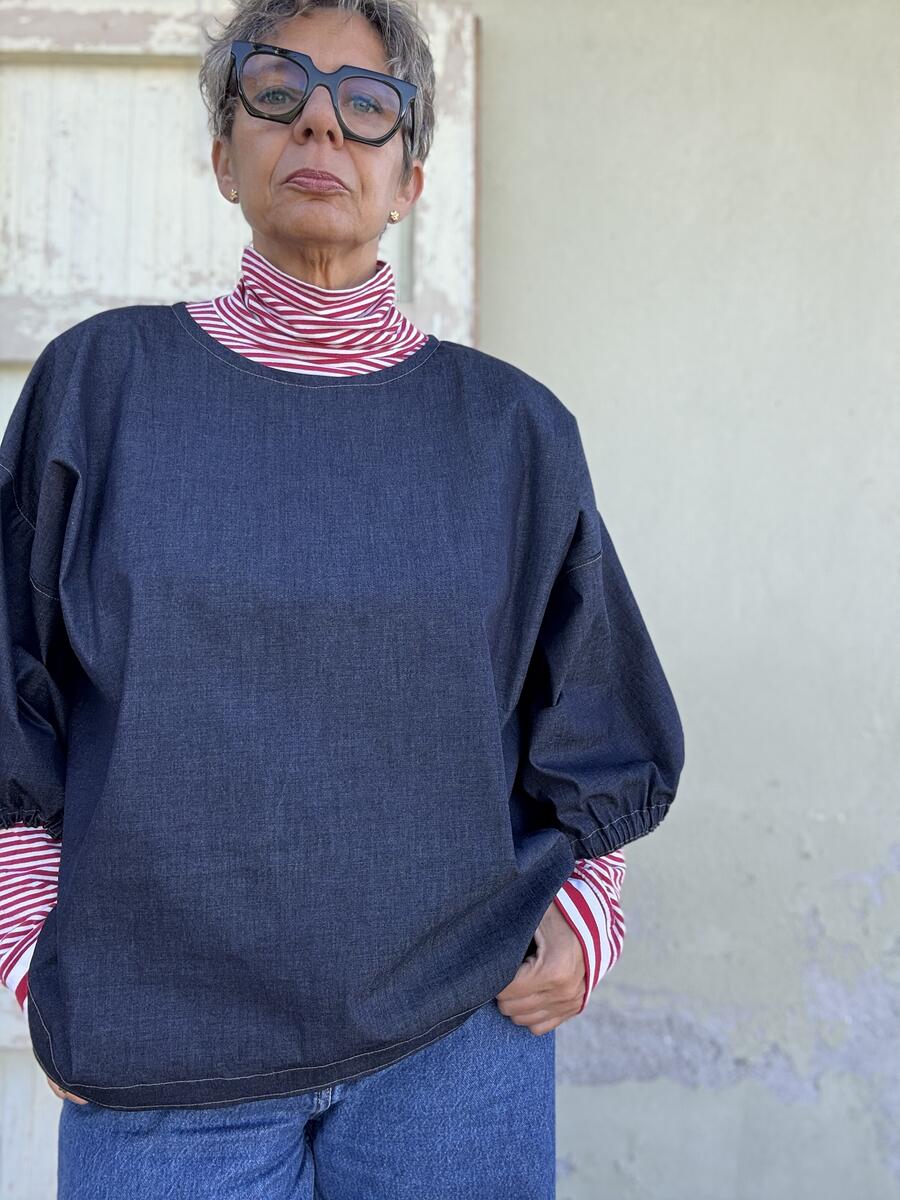 Camicia in jeans seconda misura 