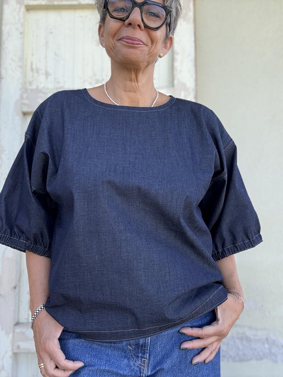 Camicia in jeans seconda misura 