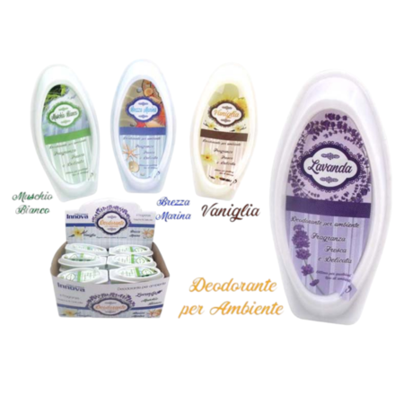 INTRADE DEO GEL AMBIENTE (Confezione da 24 pezzi)