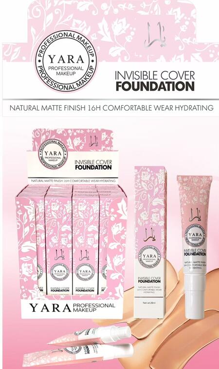YARA INVISIBLE COVER FONDOTINTA
 [Conf. Da 12 pezzi]