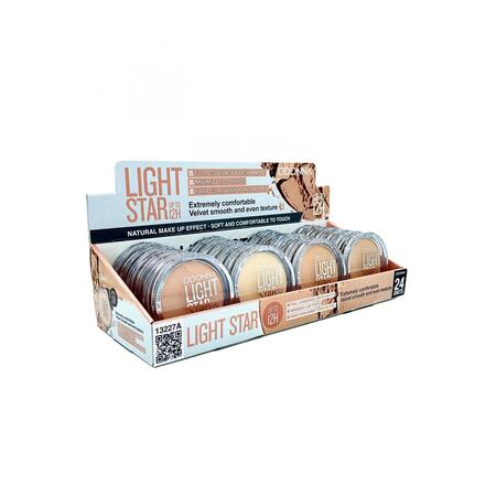 D'DONNA COMPACT POWDER LIGHT STAR FONDOTINTA
 [Conf.da 24 pezzi]