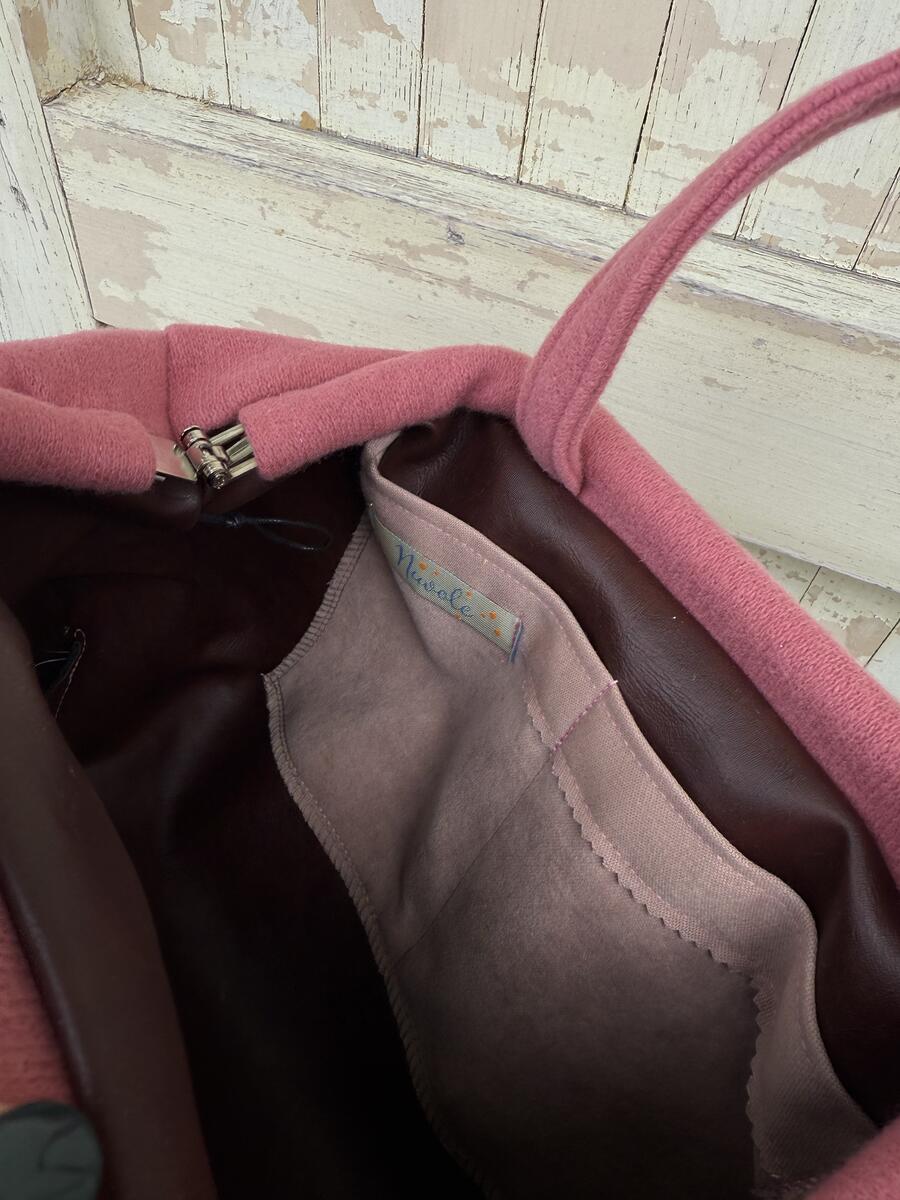 Soft bag rosa antico 