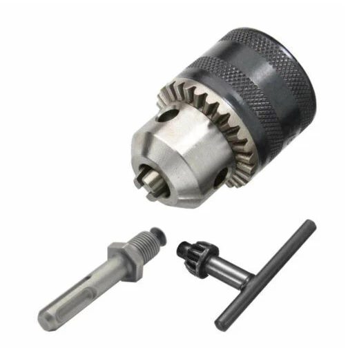 MANDRINO PER TRAPANO A CREMAGLIERA ADATTATORE ATTACCO SDS PLUS CHIAVINO 1,5 13MM