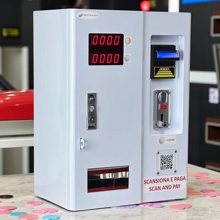 CAMBIAGETTONI (cambia banconote e monete e CASHLESS) - modello D - NUOVO!!
