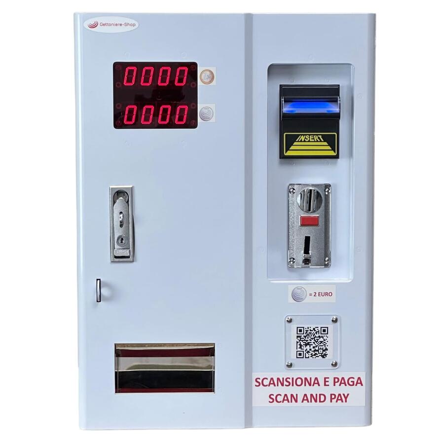 CAMBIAGETTONI (cambia banconote e monete e CASHLESS) - modello D - NUOVO!!