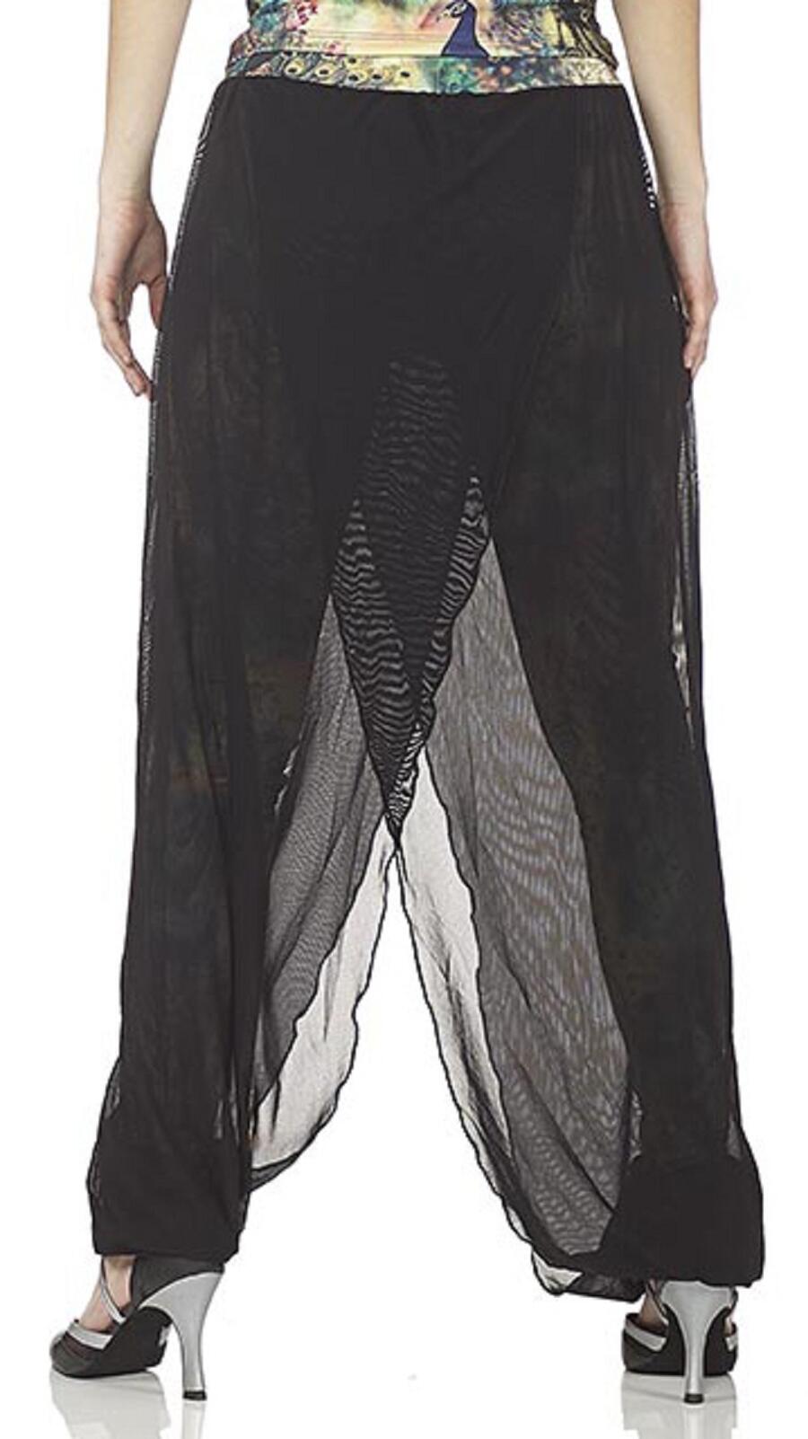 Completo maglia e pantalone in lycra fantasia verde doppiata con tulle nero 3-0017