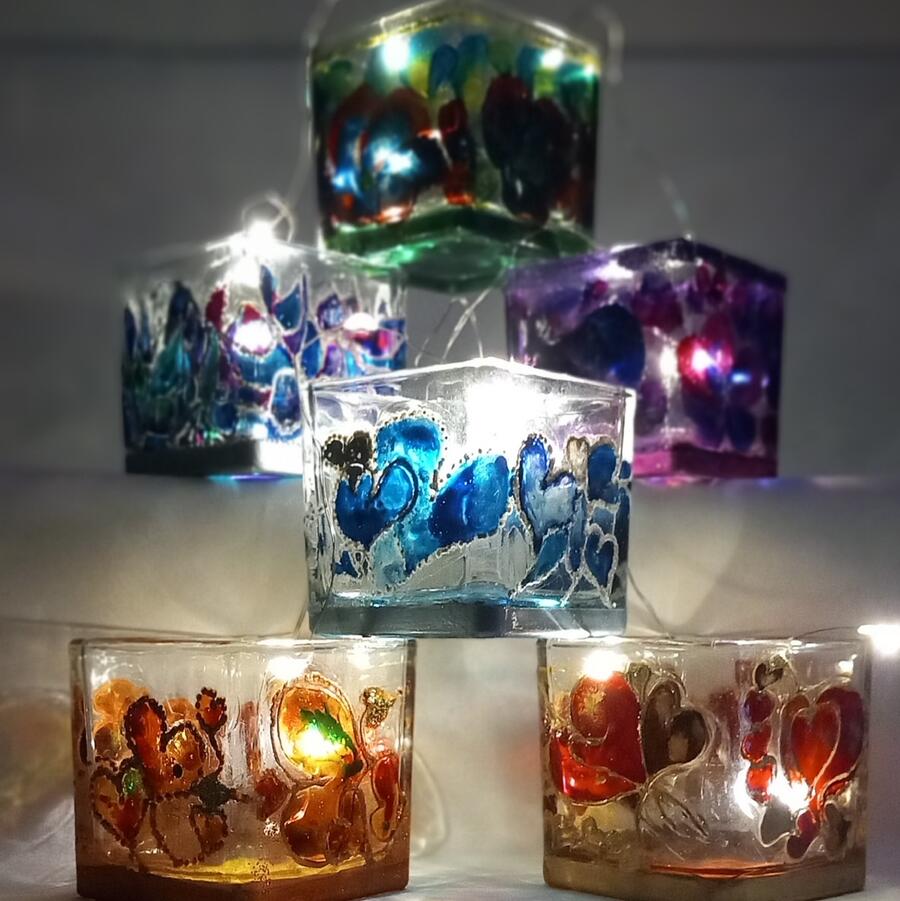 Mini Lanterne Porta Candele