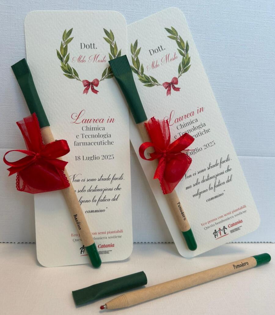 Eco-penna con semi piantabili