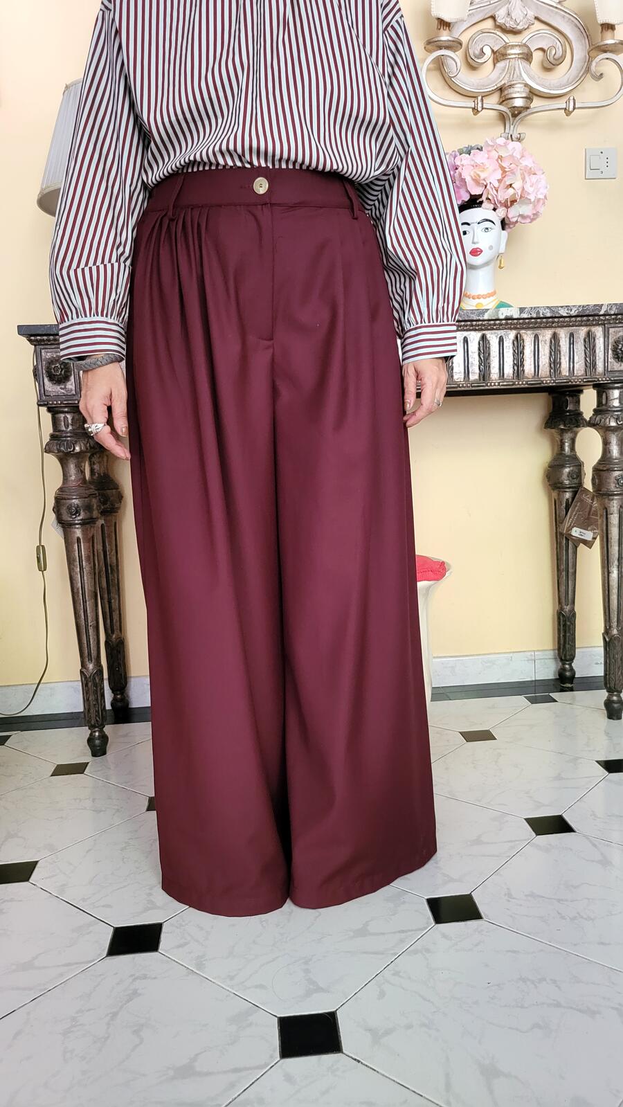 Pantalone Borgogna 