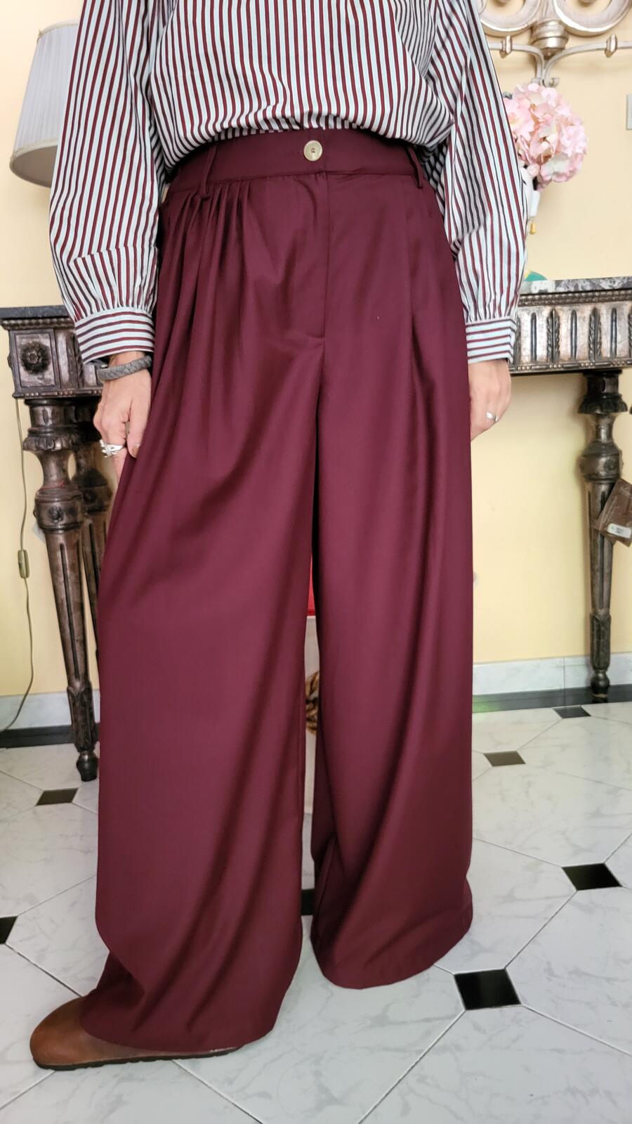 Pantalone Borgogna 