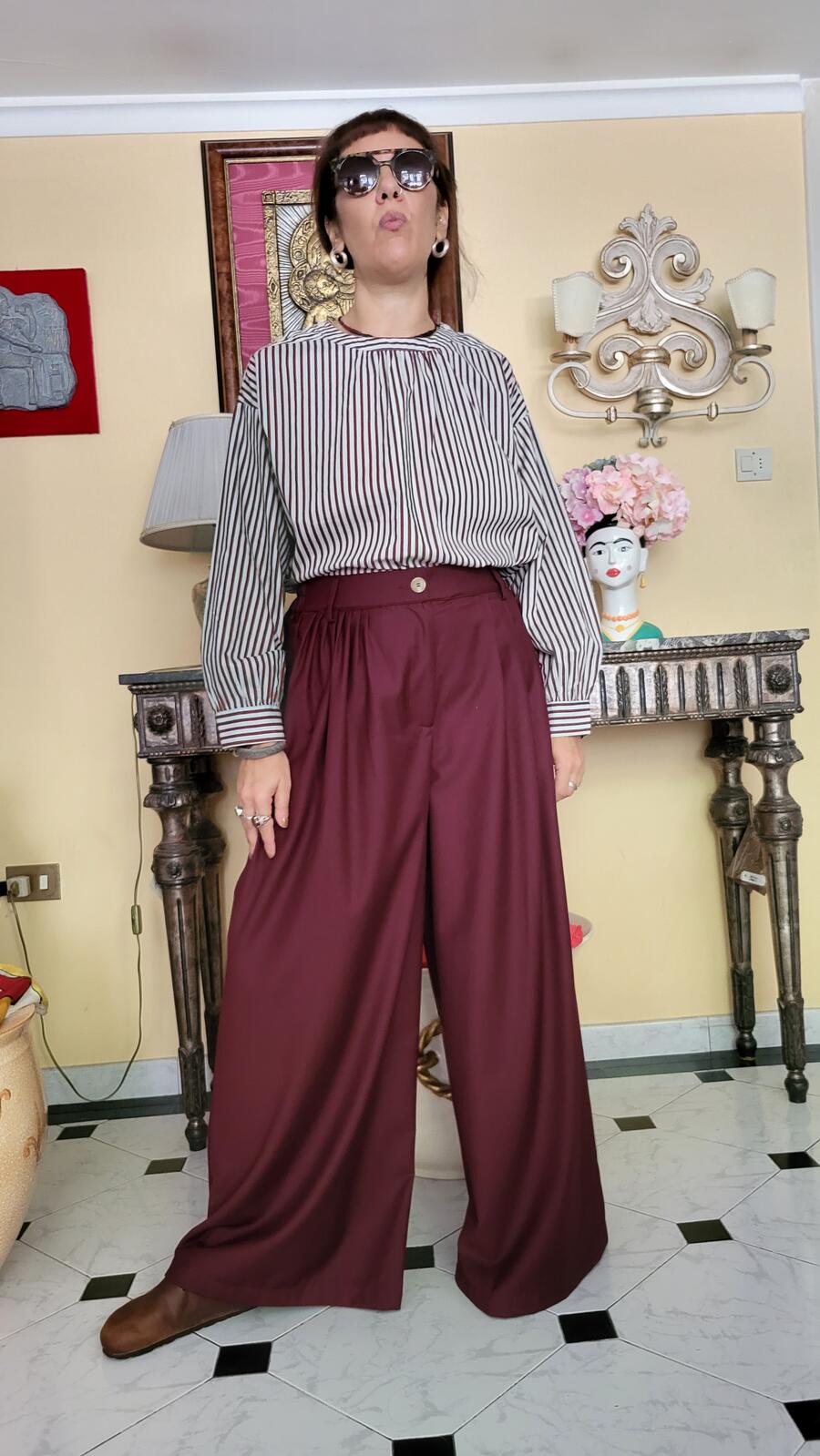 Pantalone Borgogna 