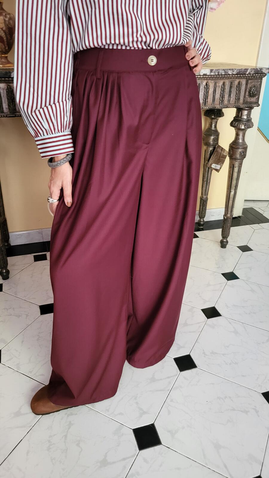 Pantalone Borgogna 