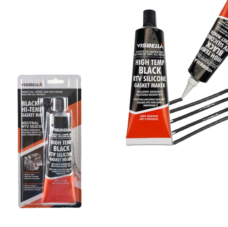 PASTA NERA SILICONICA GUARNIZIONI MASTICE RICAMBI MOTORI SILICONE AUTO MOTO