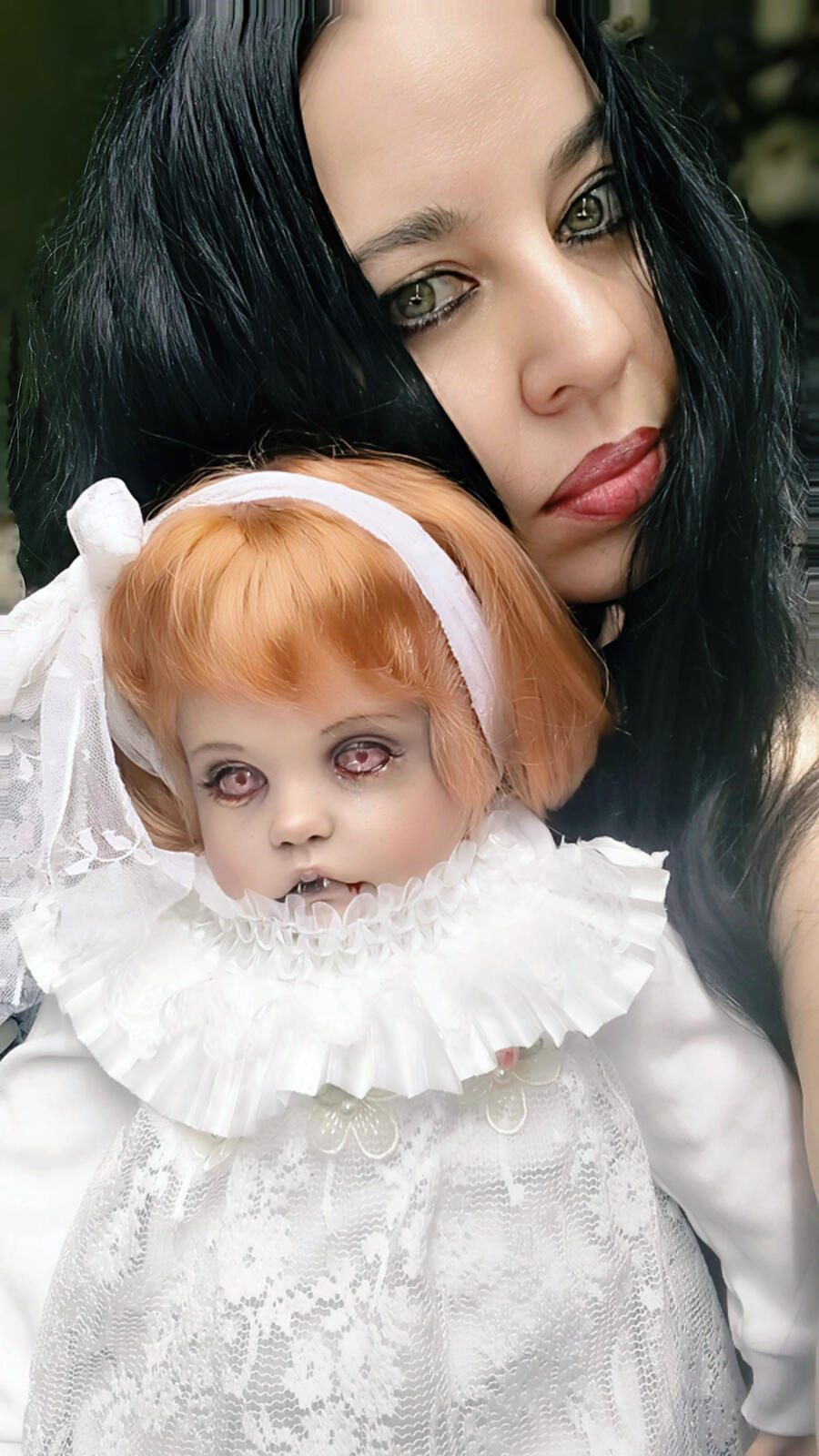 Rachel bimba vampiro  in vinile Goth Creepy