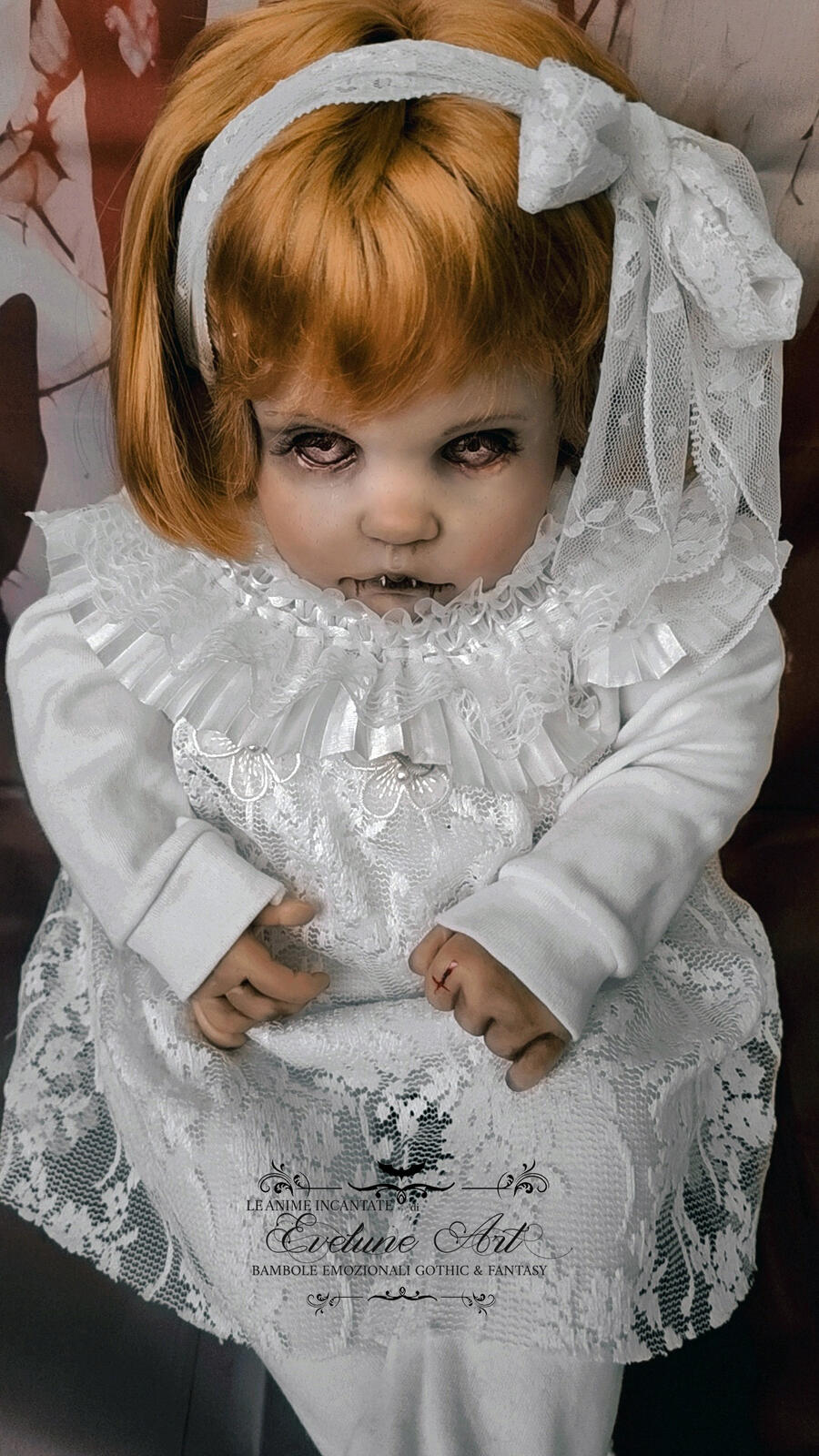 Rachel bimba vampiro  in vinile Goth Creepy