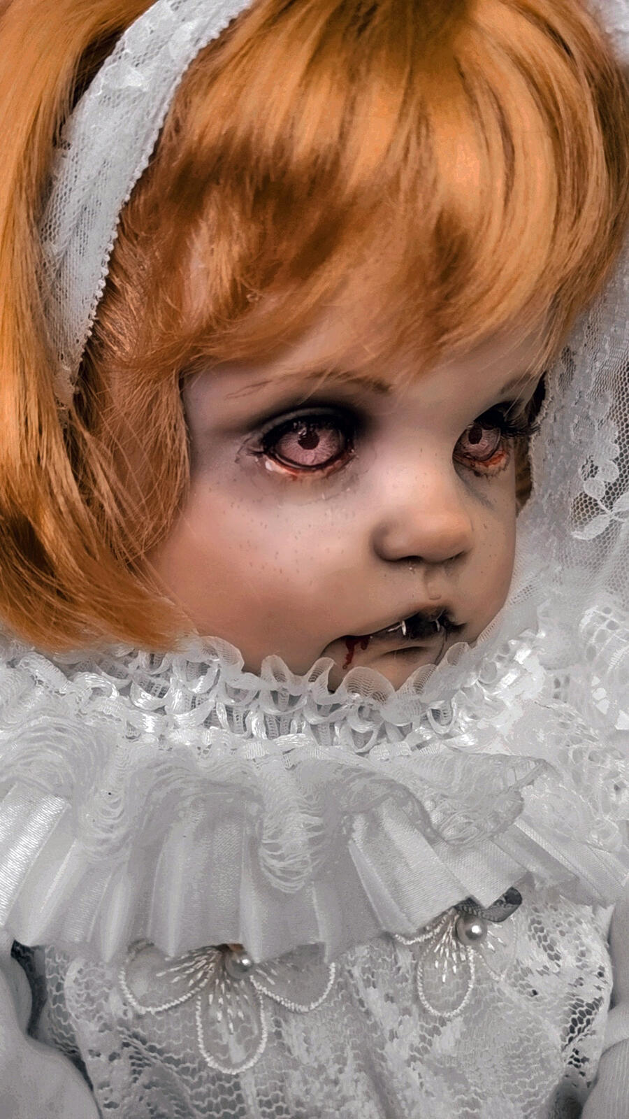 Rachel bimba vampiro  in vinile Goth Creepy