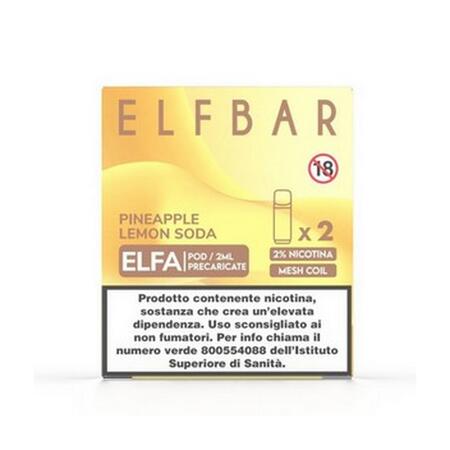ELFA POD - PINEAPPLE LEMON SODA - 10 x 2 pz