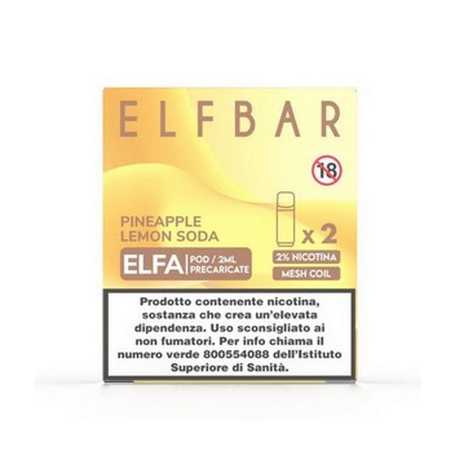 ELFA POD - PINEAPPLE LEMON SODA - 10 x 2 pz