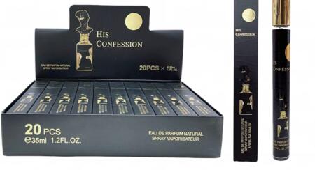 HIS CONFESSION BLACK EDP DA 35 ml
 [Conf.da 20 pezzi]