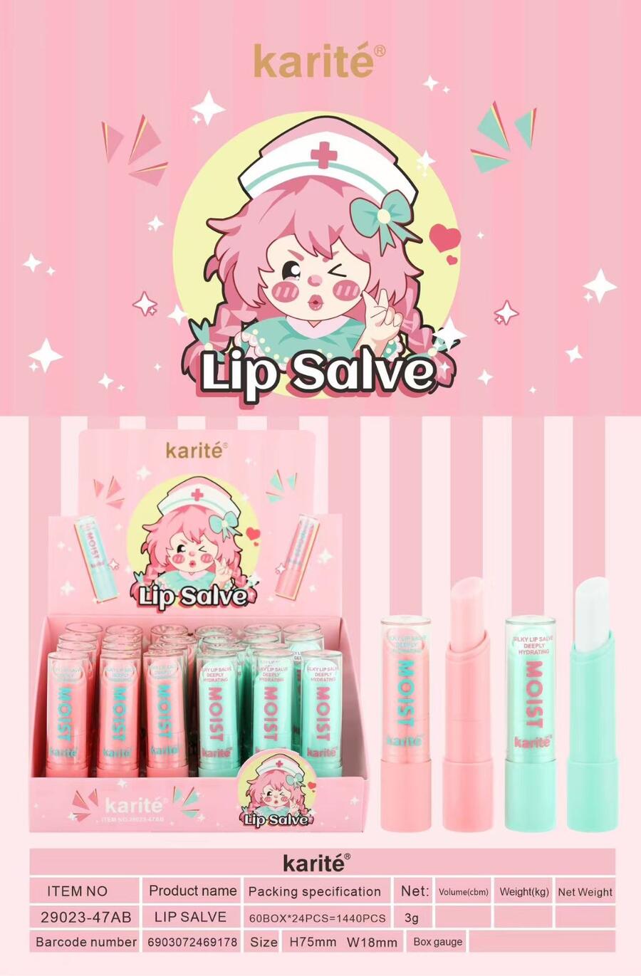KARITE' LIP SALVE [Conf.da 24 pezzi]
