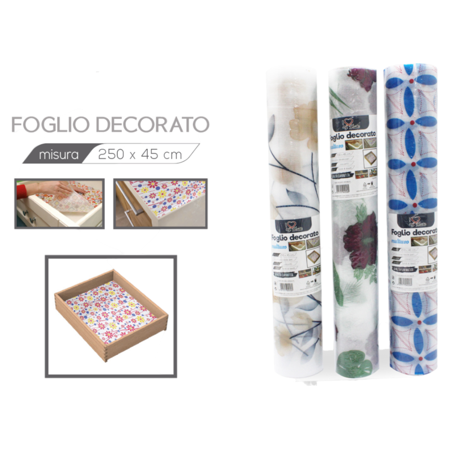 INTRADE FOGLIO DECORATIVO 45X250 CM (Confezione da 10 pezzi) 