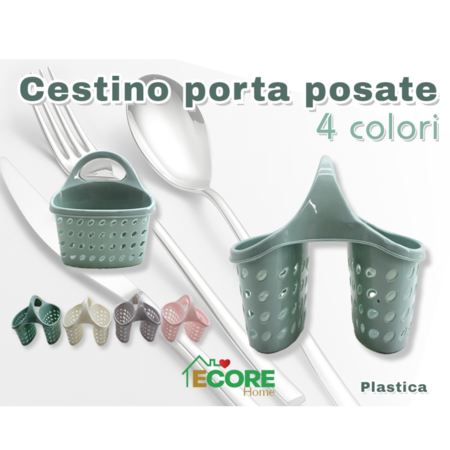 INTRADE CESTINO PORTA POSATE (Confezione da 12 pezzi) 