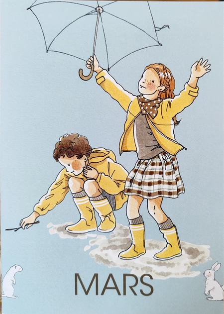 by·bm - childhood illustration, stampa fine art A5 (15x21 cm): MARS