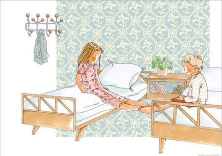 by·bm - childhood illustration, stampa fine art A3 (29,7x42 cm): LE PILÉA