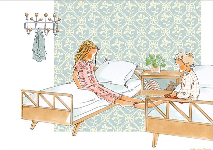 by·bm - childhood illustration, stampa fine art A3 (29,7x42 cm): LE PILÉA
