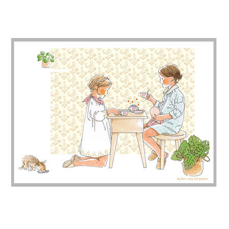 by·bm - childhood illustration, stampa fine art A3 (29,7x42 cm): LE SUCRIER