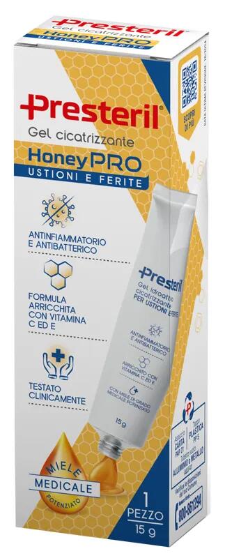 Presteril Honey PRO Ustioni e Ferite - Gel Cicatrizante