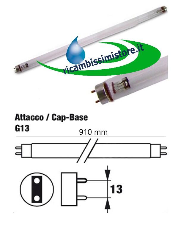 Philips lampada UVC 30 w 2+2 pin