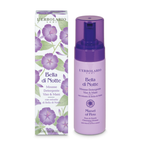L'Erbolario - Bella di Notte Mousse detergente per viso & mani