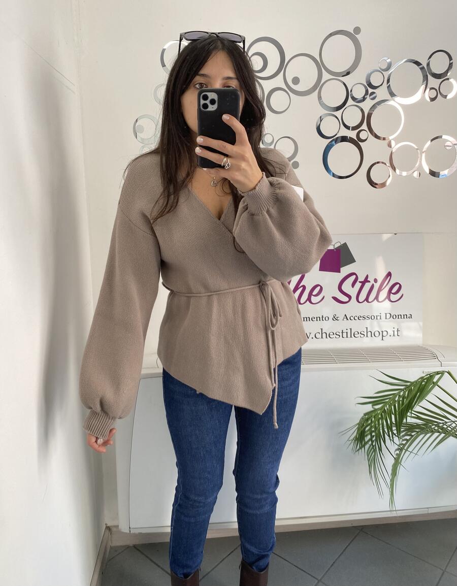 NOVITÀ Cardigan manica a palloncino