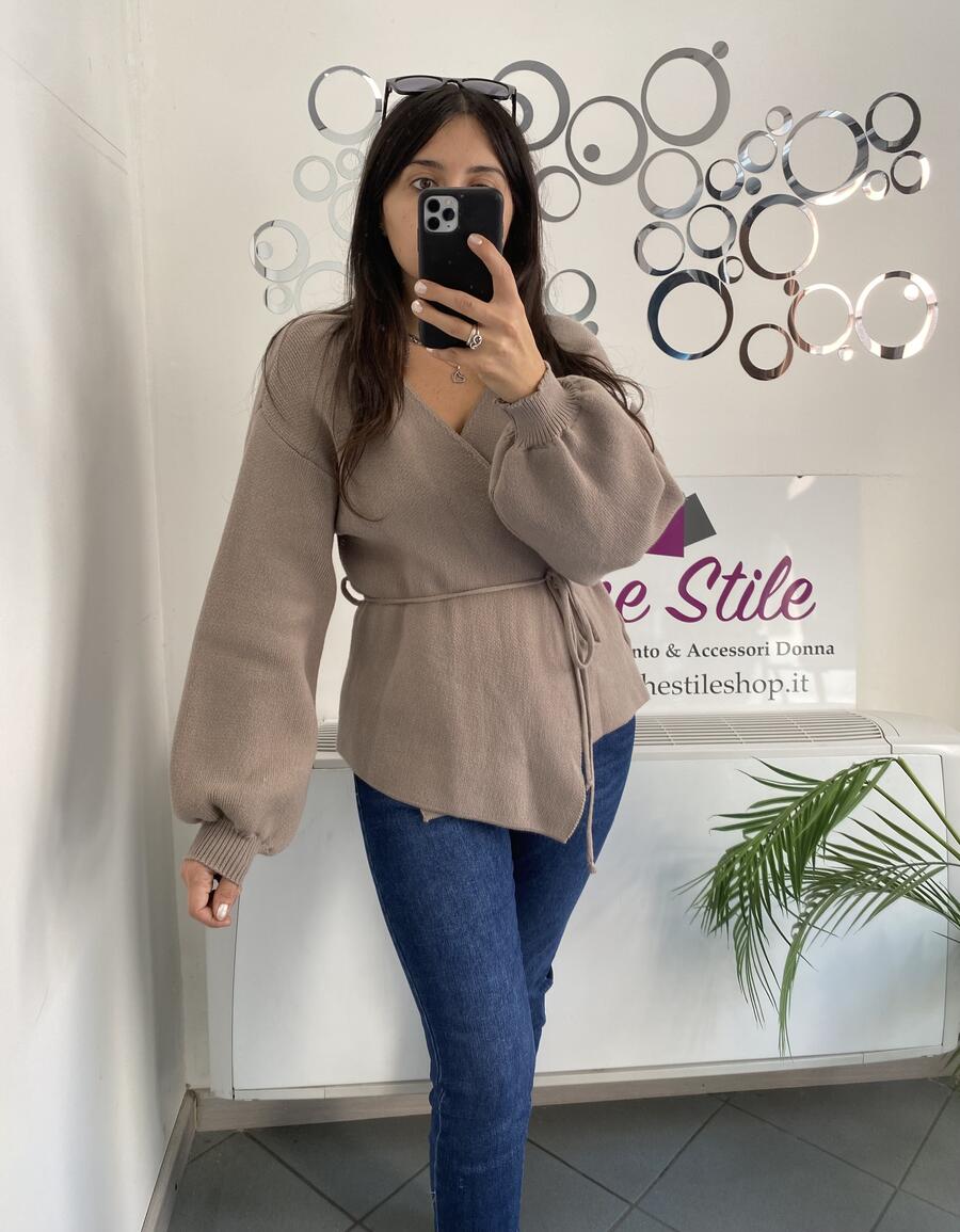 NOVITÀ Cardigan manica a palloncino