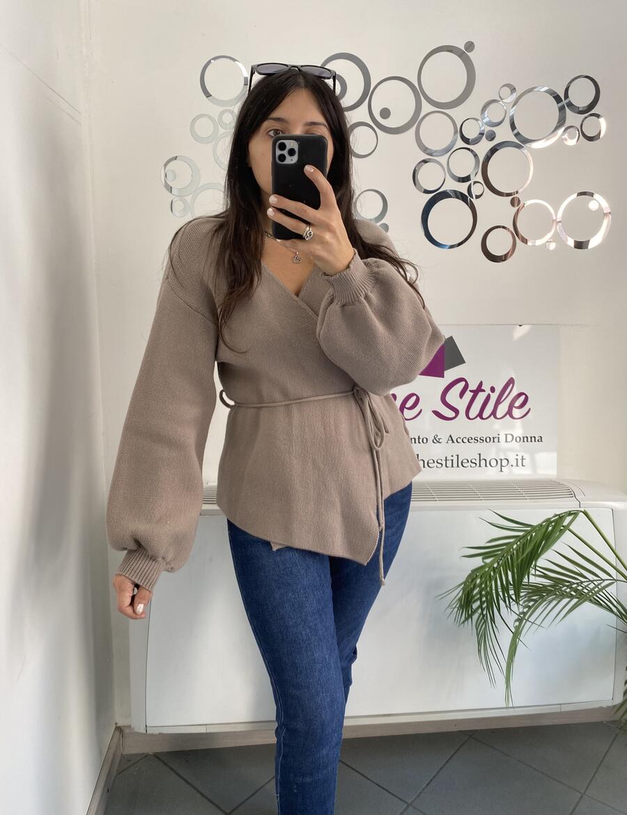 NOVITÀ Cardigan manica a palloncino