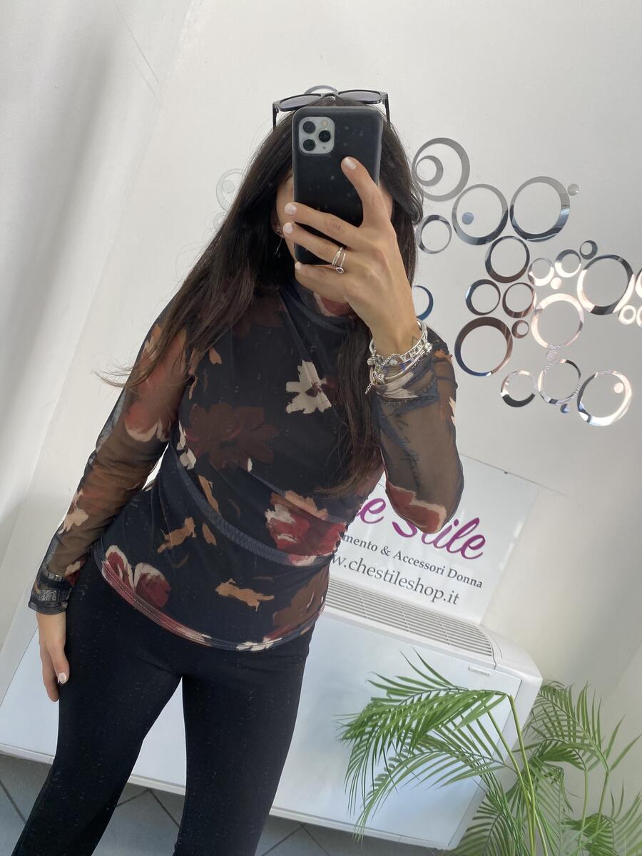 NOVITÀ Maglia stampa fiori