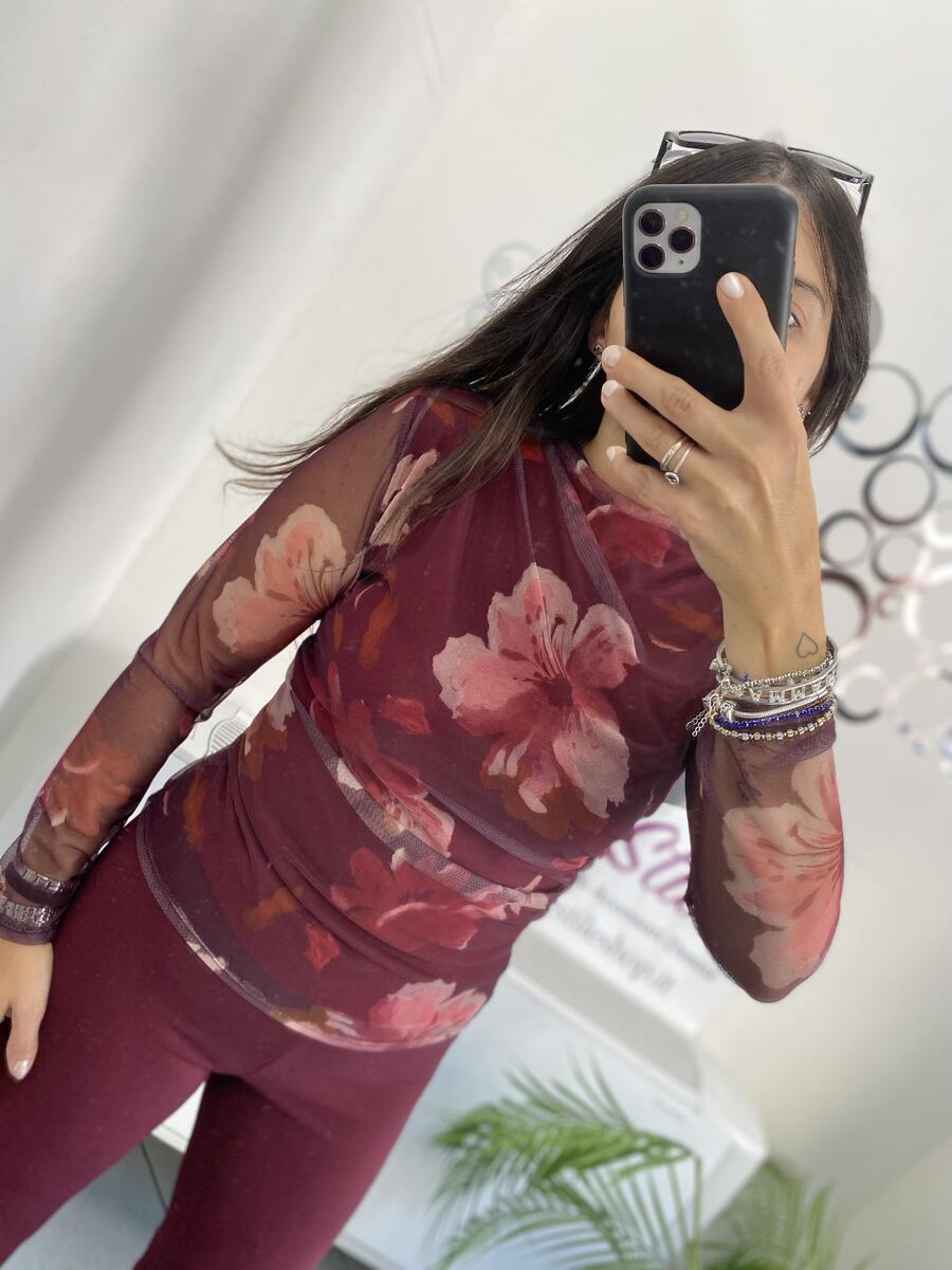NOVITÀ Maglia stampa fiori