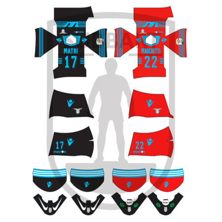 DECALS LAZIO 2014-15 2 MAGLIA