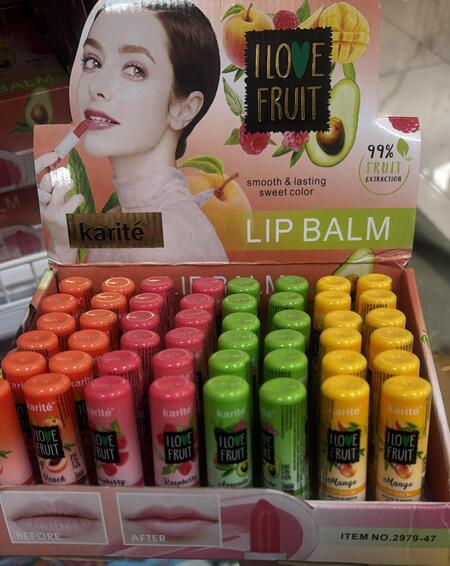 KARITE' I LOVE FRUIT LIP BALM 
 [Conf.da 48 pezzi]