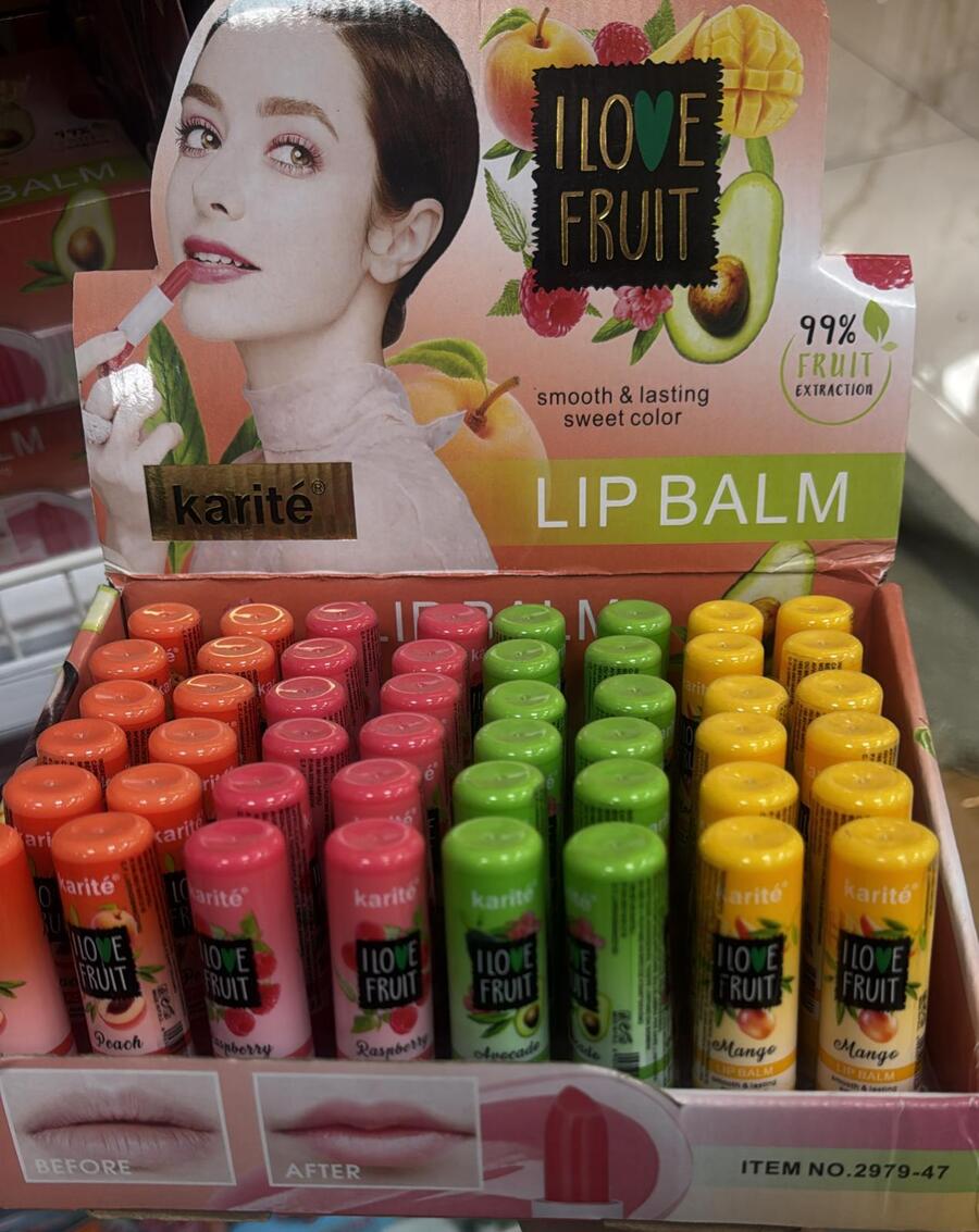 KARITE' I LOVE FRUIT LIP BALM 
 [Conf.da 48 pezzi]