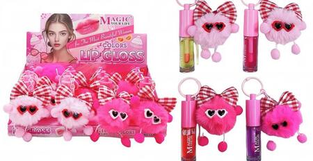 MAGIC YOUR LIFE LIPGLOSS CON PELUCHE
 [Conf.da 12 pezzi]