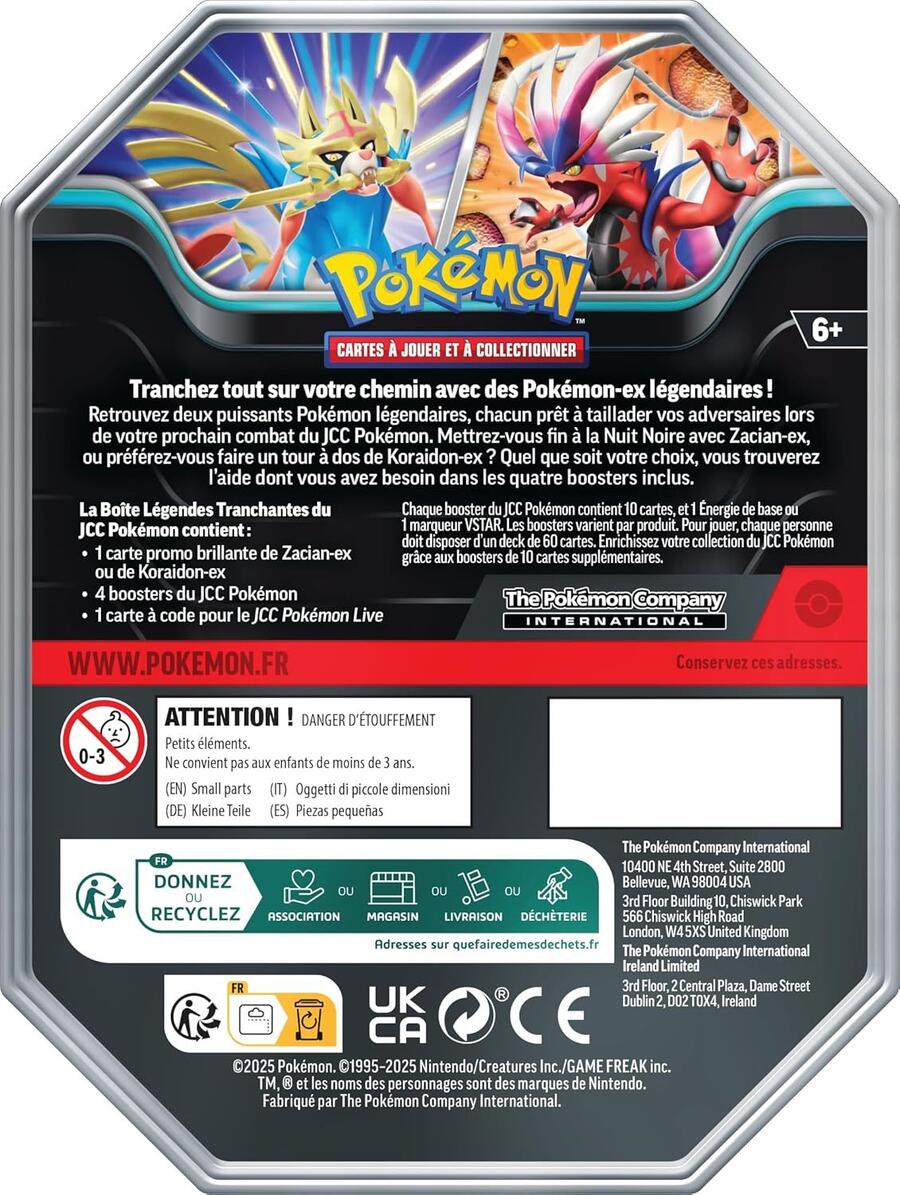 Pokèmon: Scatola Leggende Taglienti Koraidon-ex - 10383